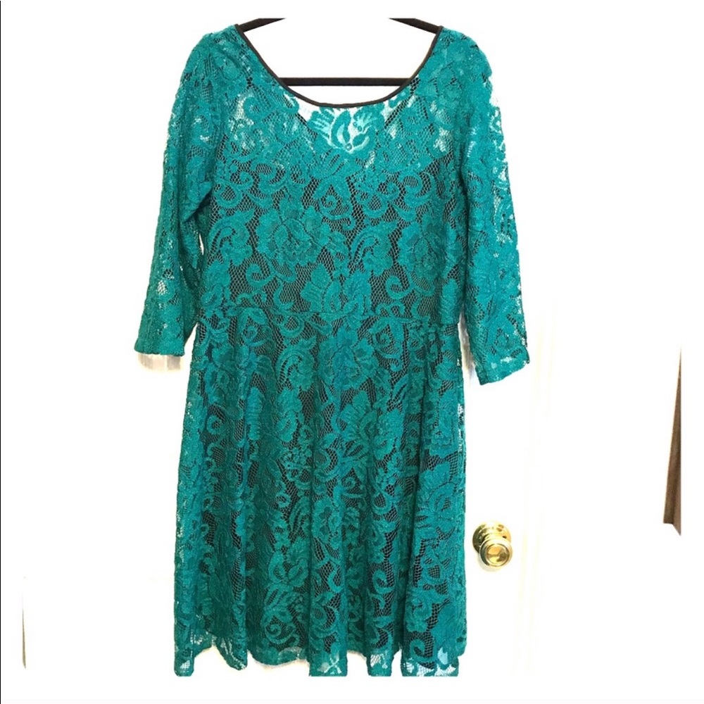Ronni Nicole skater lace dress